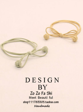 小皮筋送给男朋友网红ins简约基础头绳韩版森系小皮套扎头发发圈