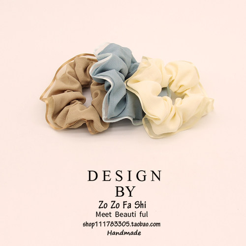 高级感大肠发绳zozo布艺