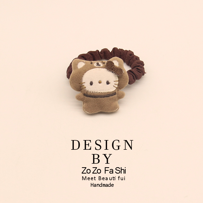 韩系新款可爱毛绒玩偶发圈