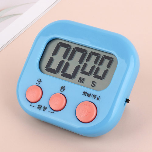 计时器厨房多功能大屏幕定时器提醒器声学生倒计时器电子闹钟秒表