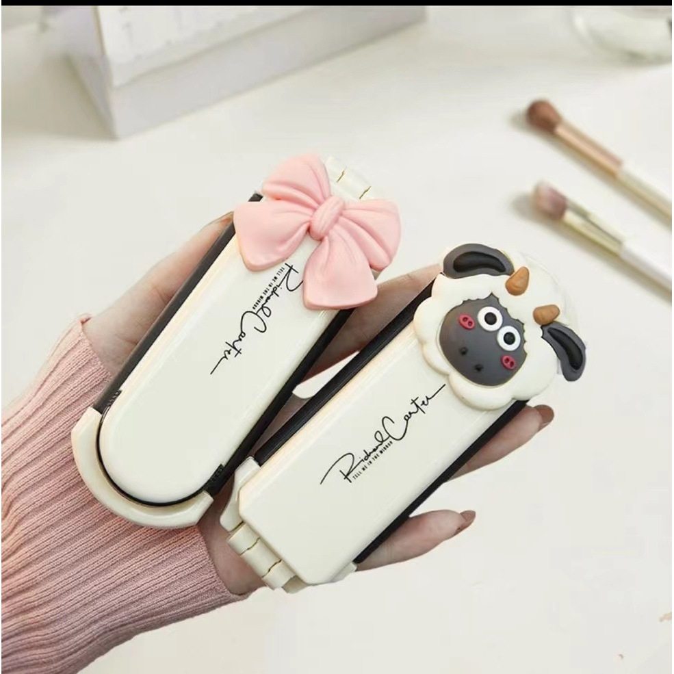 折叠小梳子轻奢ins便携气垫梳气囊梳不可拆卸镜顺发按摩一体梳子,个人护理/保健/按摩器材,美发/烫发/染发器（梳）,淘宝优惠券,粉丝福利购,淘宝优惠卷