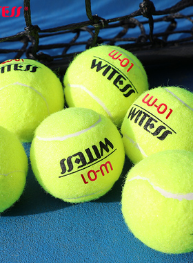 WITESS目击者网球初学者高弹耐打训练初中级比赛专用按摩宠物球
