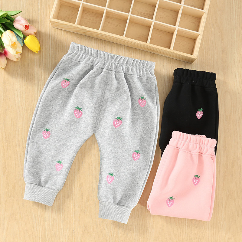 女童裤子春秋装洋气女宝宝春装运动休闲裤季儿童外穿长裤小童卫裤,童装/婴儿装/亲子装,裤子,淘宝优惠券,粉丝福利购,淘宝优惠卷