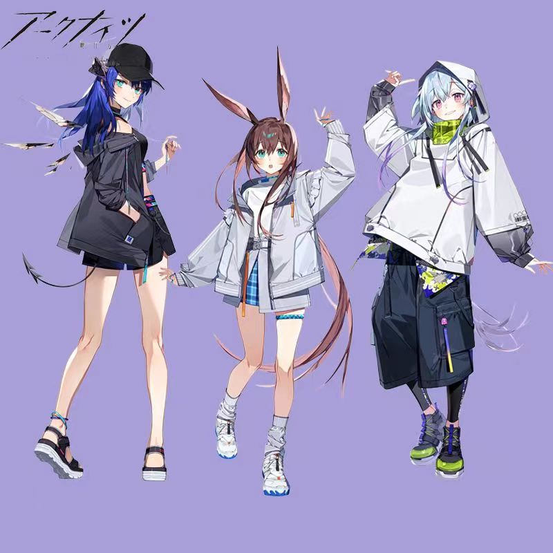 明日方舟外服联动tower cafe周边阿米娅水月亚克力双面立牌