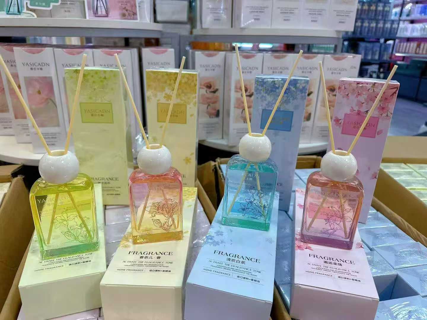 雅仕卡顿香薰厕所卫生间卧室栀子花香水家用精油香氛异味持久留香