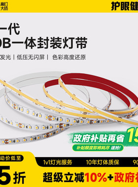 LED贴片灯带cob低压灯带24V伏店铺商用长条家装吊顶线形灯气氛饰