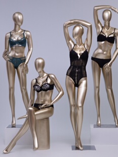 高档女内衣店模特展示架全身聚拢文胸胸罩内裤臀模假人偶橱窗道具