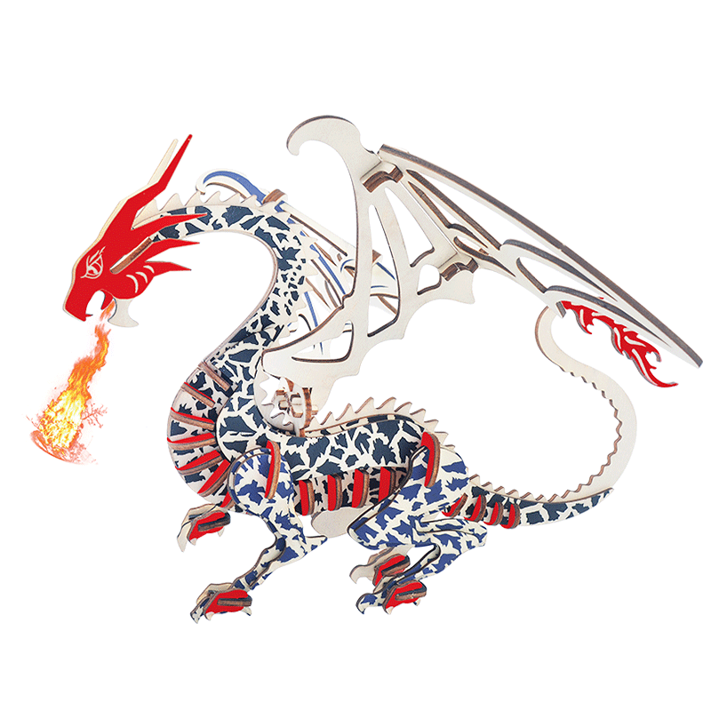 迪尔乐斯飞龙3d立体拼图