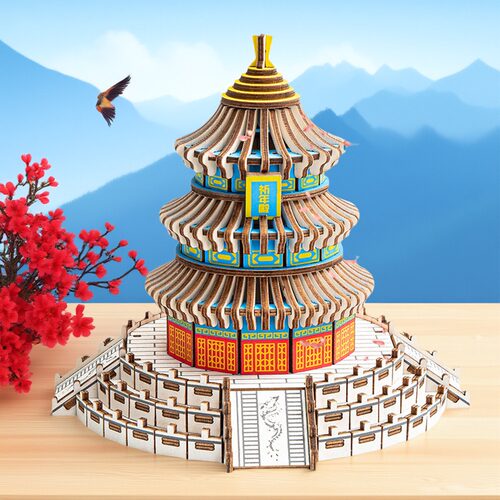 迪尔乐斯木质拼装模型3D立体拼图