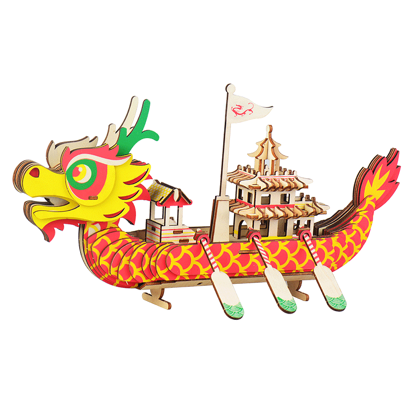 迪尔乐斯皇家龙船3d立体拼图