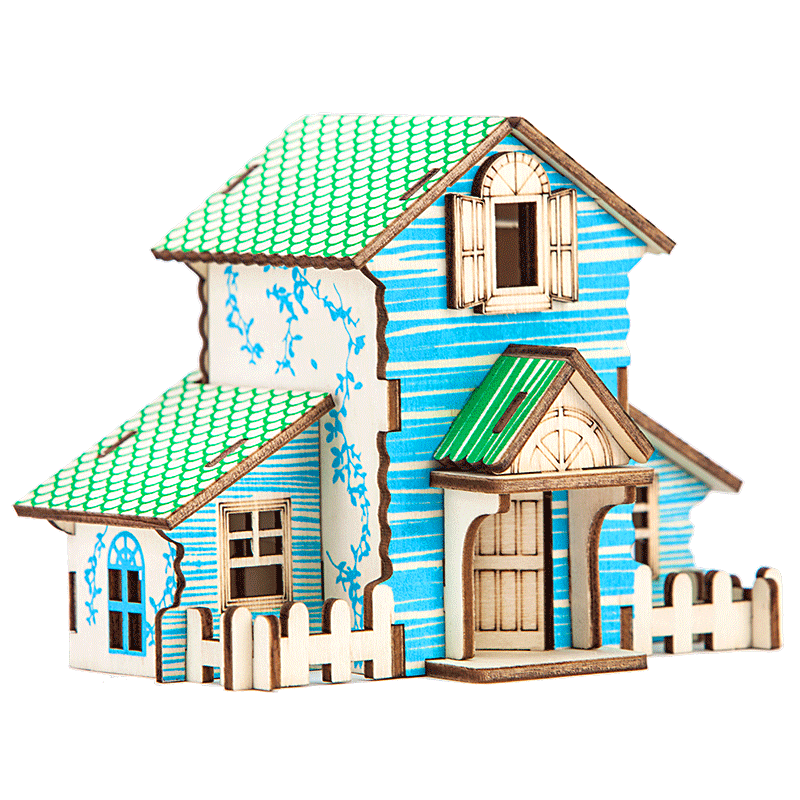 迪尔乐斯森林小屋3d立体拼图