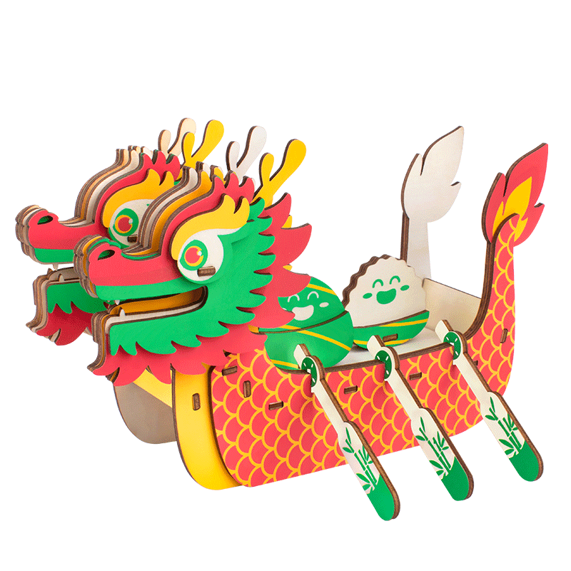 端午节手工diy礼品赛龙舟模型