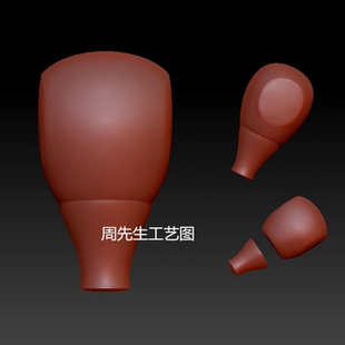 三通圆雕立体stl图素面三通佛头三维电脑雕刻图3d模型 Q832