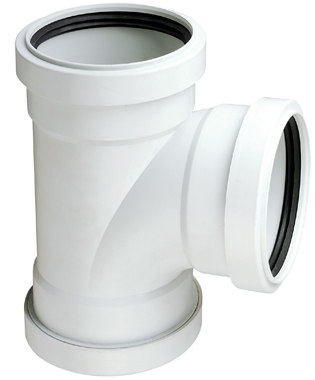 pp异径三通110mm接头立体四通顺水正三通PP弯头螺旋管子P型存水弯