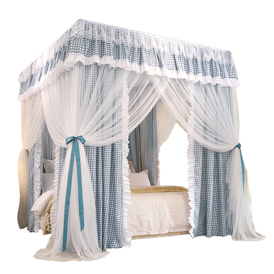 双层周家钢管通用宫廷床幔工厂店