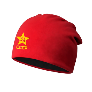 前苏联CCCP苏维埃共和国社会共和主义包头帽子男女套头棉帽保暖帽