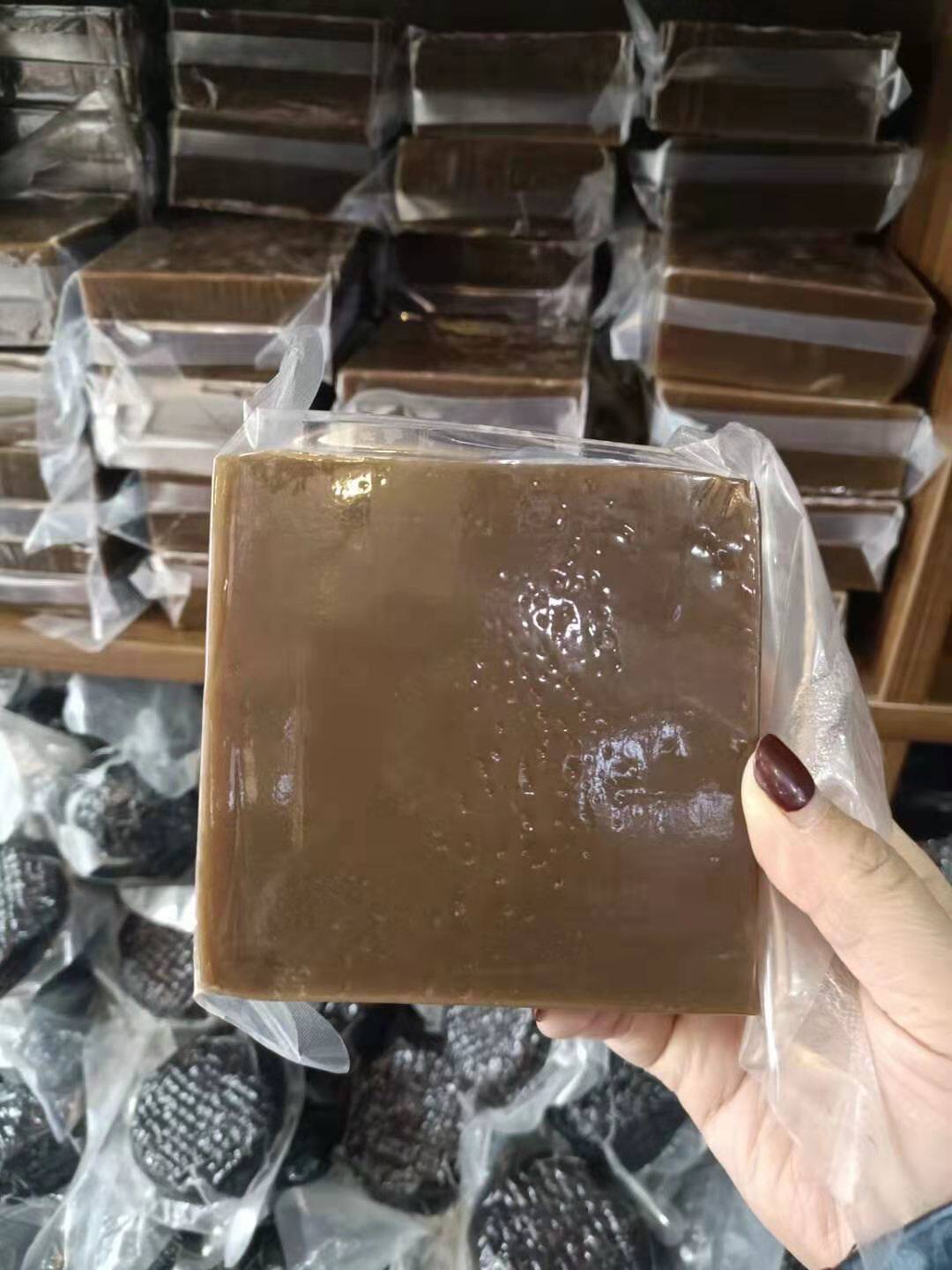 湖南特产蕨粑豆腐油炸蕨巴蕨巴块 (每块500g左右)