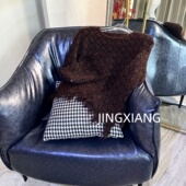 AOSER厚款 2614 慵懒风女装 显瘦小众百搭格子流苏套头针织衫 时尚