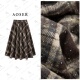 AOSER时尚 百搭网红显瘦烫钻格子慵懒风半身裙女装 801