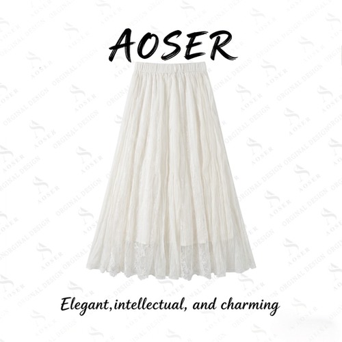 AOSER复古慵懒风显瘦时尚半身裙