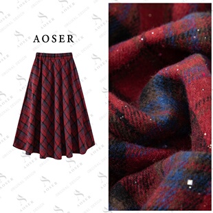 子半身裙女装 慵懒风格 807 休闲百搭网红款 AOSER显瘦时尚