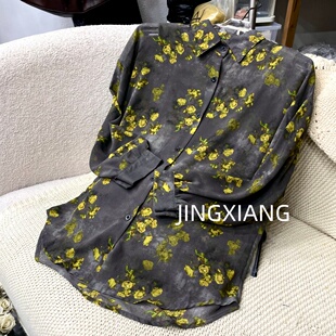 女801 洋气复古显瘦宽松高级感上衣衬衫 AOSER新款 时尚