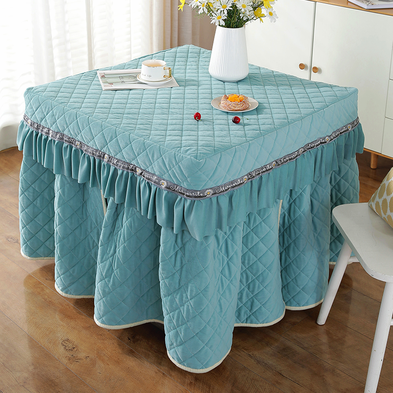 防风保暖正方形麻将桌烤火桌罩套