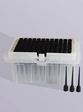 LABSEE 工作站 TFT-50-B-R-S 50ul黑色导电无菌盒装滤芯吸头(适配TECAN 帝肯)  博科 工作站58mm