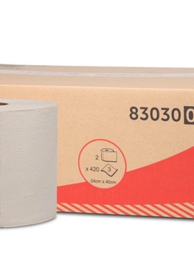 金佰利 WYPALL*L30 83030 大卷工业擦拭纸  吸油吸水 实验室工厂车间清洁用 420张/卷 1箱2卷