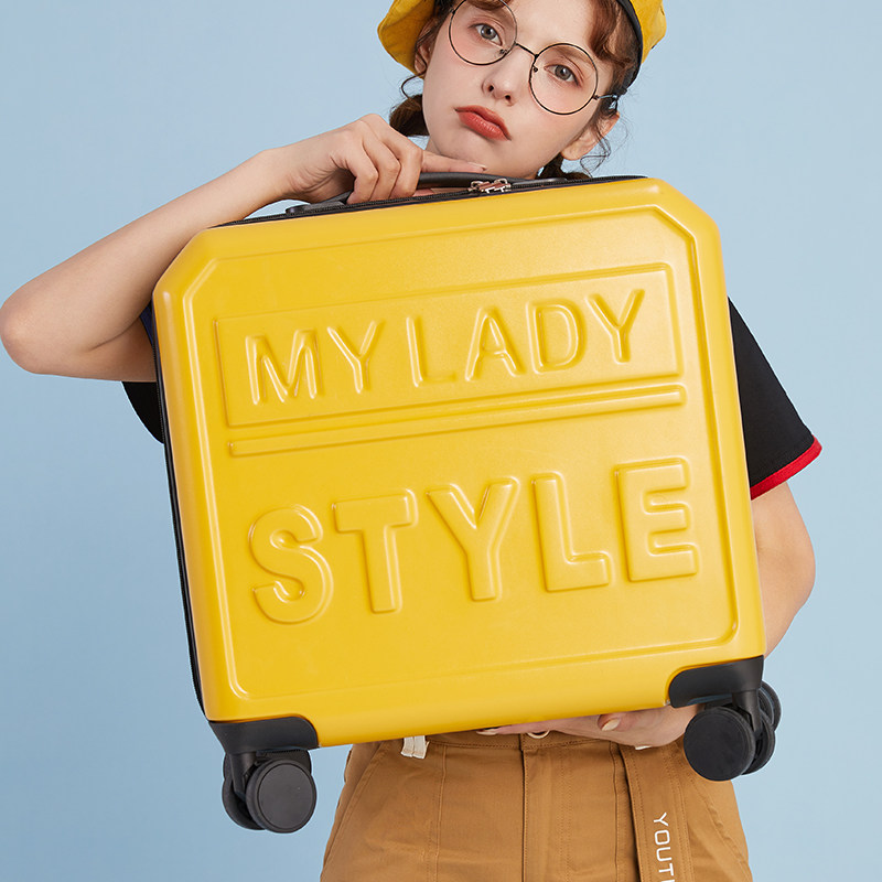 拉杆行李箱女18寸小型轻便登机箱20寸密码箱小号万向轮旅行箱子男