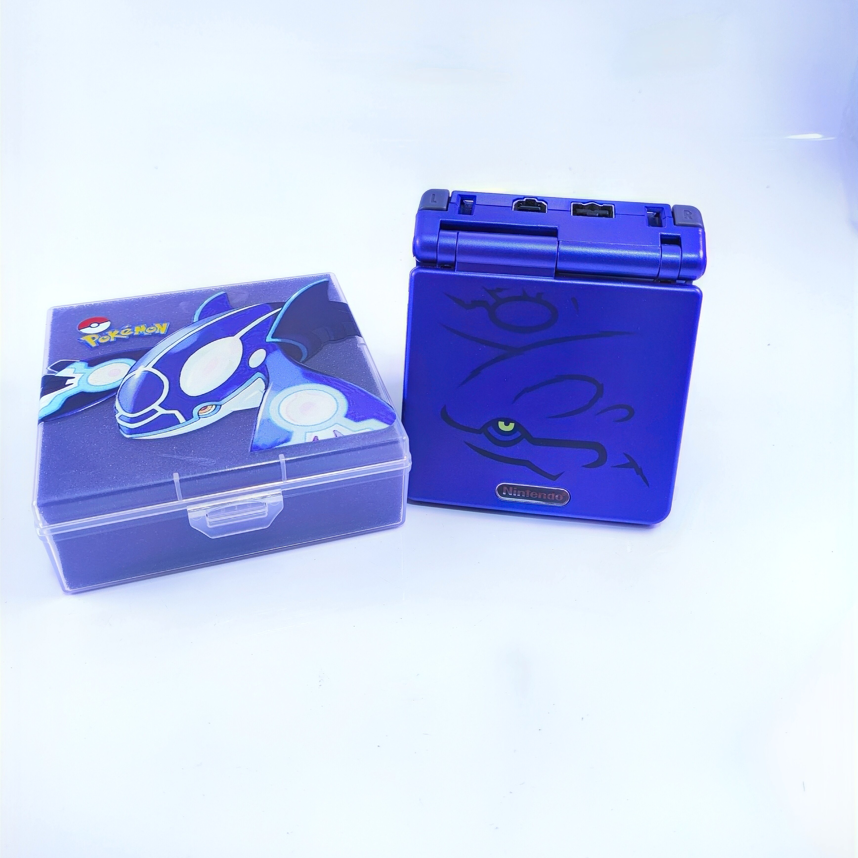 任天堂GBASP高亮iPS全贴合兰宝石限定版游戏机掌机GBA GAMEBOY