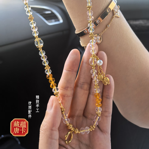 藏式唐卡泰国佛牌蜜蜡项链子