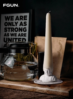 FGUN佛系香薰蜡烛礼品搞怪佛头香氛家居室内扩香小众高级生日礼物