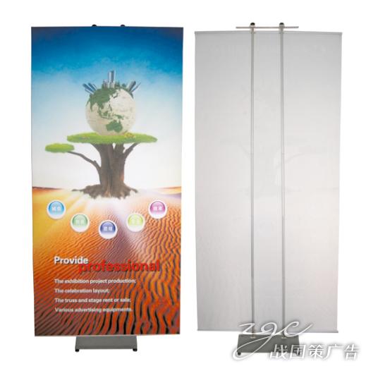 德式展架加重德国单双面德展4s店旗子布展架易拉宝门字架4x1.2米