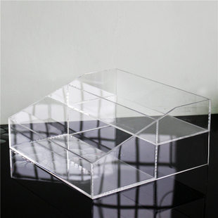 亚克力香水架 收纳整理彩妆展示架 精品陈列架收纳盒和纸胶带透明
