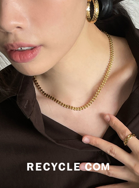 RECYCLE / 麦穗项链 百搭简约欧美复古浮夸高级ins风小众设计感