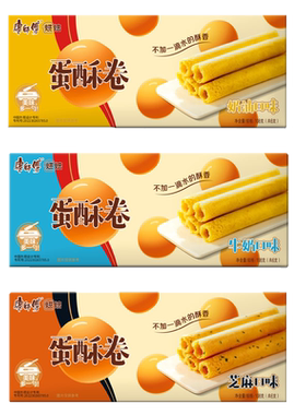 康师傅108g礼盒装小饼干蛋酥卷