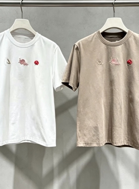 D 同款 女式刺绣T