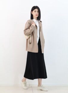 【商场同款】禾新款露珠系列薄丝毛精纺色织夹克外套