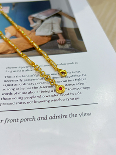 彩宝项链 浓郁的帝王 5.7ct 172p 净金重：52g↔️0005702