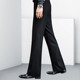 高档弹力喇叭裤 微喇大脚商务免烫西裤 男垂感直筒宽松阔腿长裤 时尚