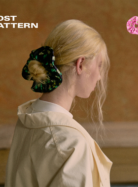 双成记岛屿系列 洋紫荆碎花大肠发圈 原创设计