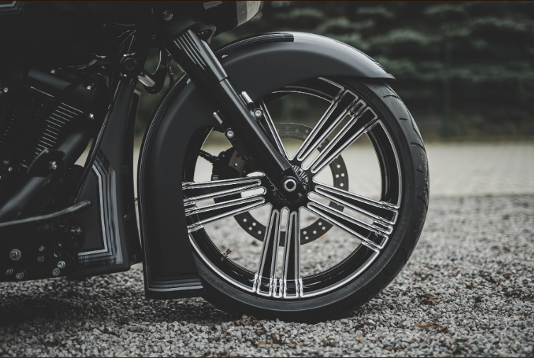 哈雷改装20年旅行路王滑翔21寸23寸轮毂前泥瓦挡泥板