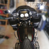 哈雷改装 OG回拉把立8.5英寸数控切割M8软尾路威突破街霸肥仔路威S