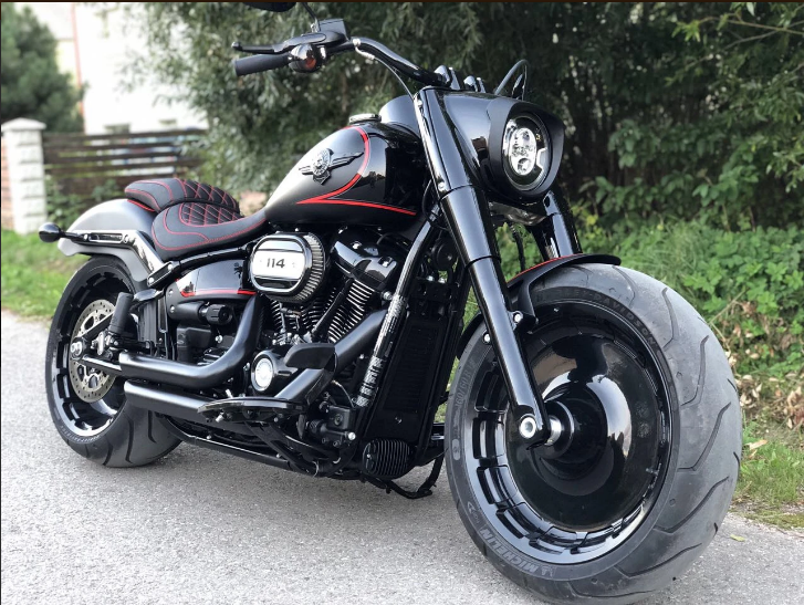 Harley modified soft -tailed M8 Fat Tsai 18 -inch front wheels mud tile mud tile shield
