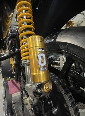 哈雷改装大熊OHLINS合作TTX双管调谐后减震器高性能件 BAGGER