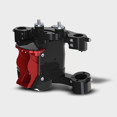 哈雷旅行改装bagger上下连板大尺寸26 30前轮圈车把立支架