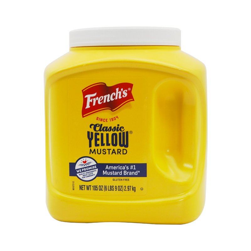 进口旗牌古典黄芥末酱2.97kg*4桶装商用美式热狗汉堡酱料调味,厨房/烹饪用具,蛋糕围边,淘宝优惠券,粉丝福利购,淘宝优惠卷
