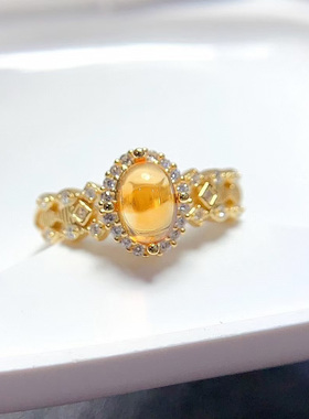 925银镀18K金开口食指环先鉴后发