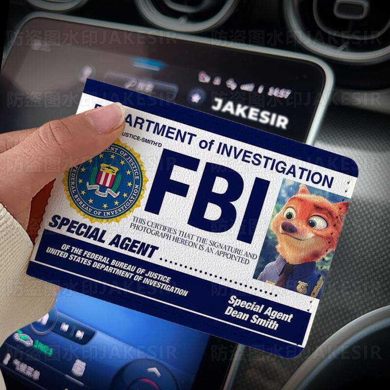 赤井秀一基德fbi驾驶证保护套二合一行驶证机动车驾照本皮套个性